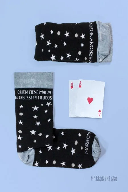 Calcetines "Quien tiene magia no necesita trucos"
