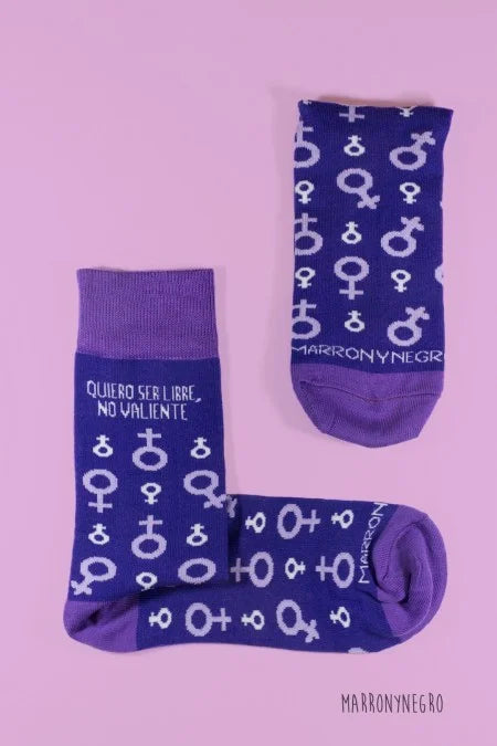 Calcetines "Quiero ser Libre, No Valiente"
