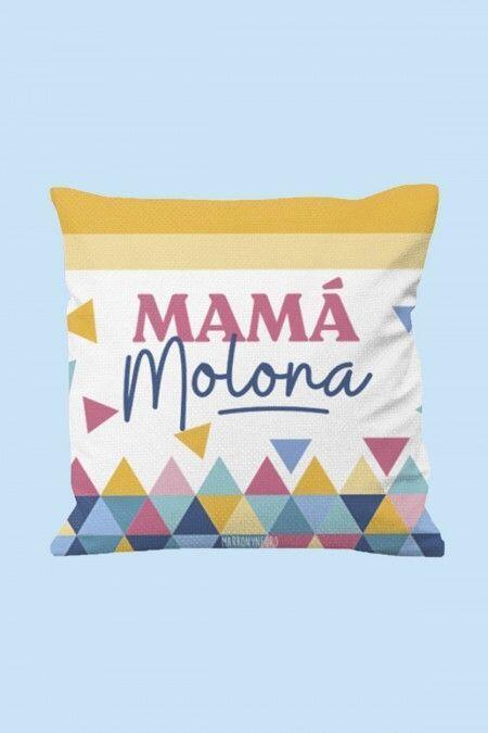 Cojín Reversible con relleno "Mamá Molona"