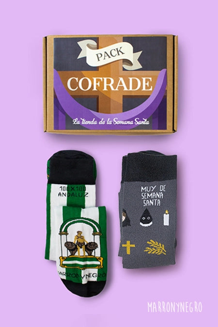 Pack Combo Calcetines 100x100 Andaluz + Muy de Semana Santa