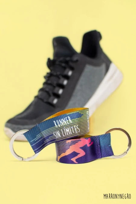 Llavero Runner sin límites