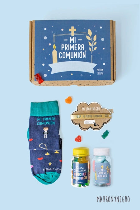 Pack Personalizado Mi Primera Comunión Azul