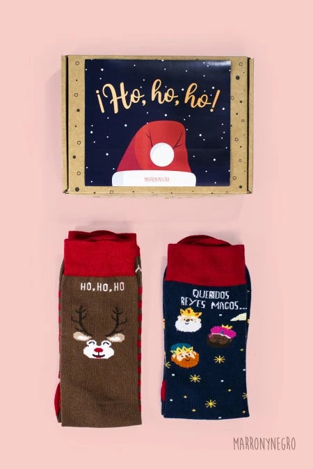 Pack Combo Calcetines Reyes Magos + HO,HO,HO