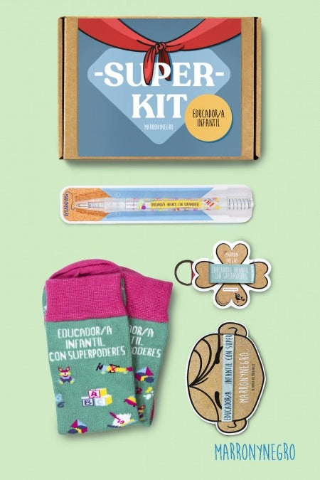 Pack Educadora Infantil con superpoderes