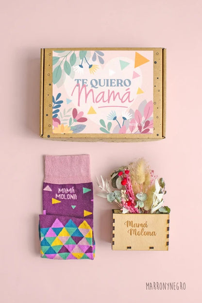 Pack Te Quiero Mamá + flores