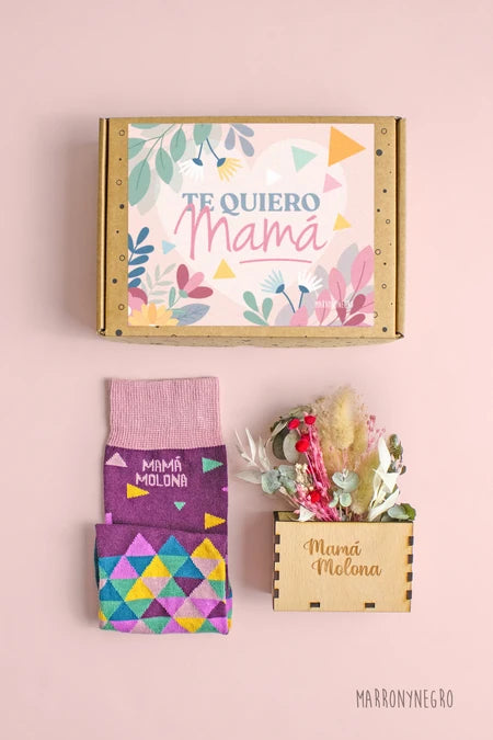 Pack Te Quiero Mamá + flores