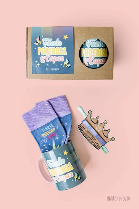 Pack Taza Fuerte, Poderosa y Capaz