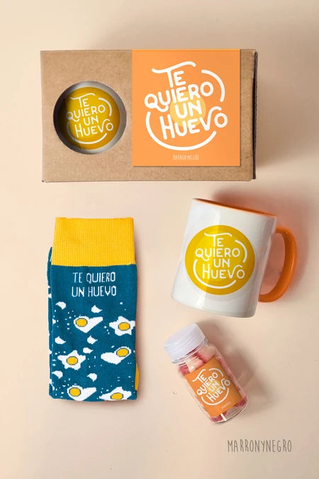 Pack Taza Te Quiero un Huevo