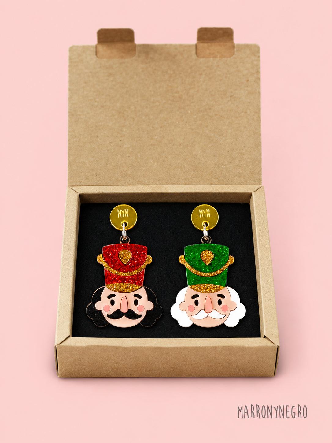 Pendientes Metacrilato Cascanueces