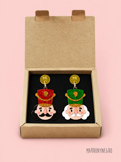 Pendientes Metacrilato Cascanueces