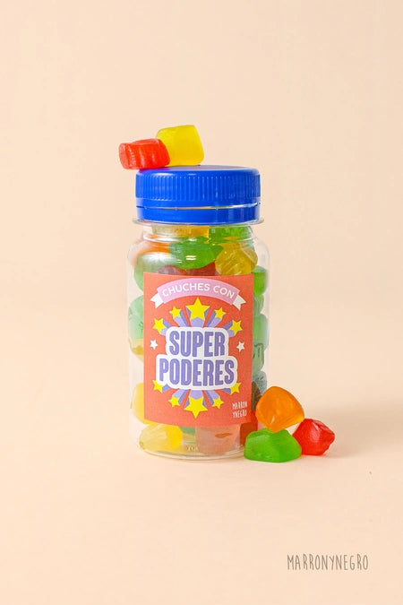 Pildorero Chuches con superpoderes