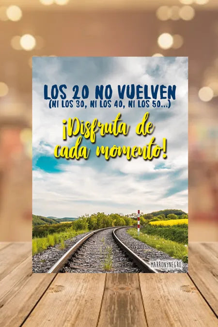 Postal Los 20 no vuelven