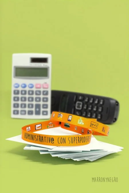 Pulsera Administrativ@ con superpoderes