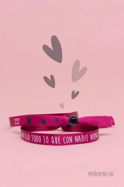 Pulsera Contigo Todo Lo Que Con Nadie Nunca