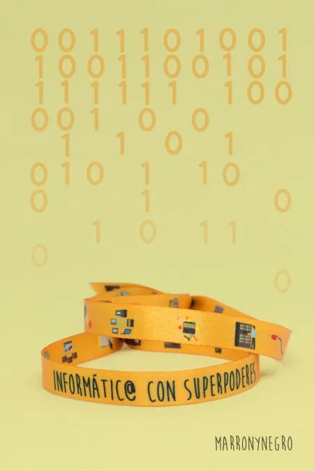 Pulsera Informátic@ con superpoderes