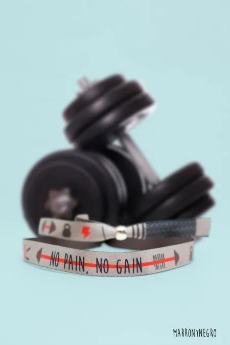 Pulsera No pain no gain