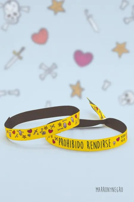 Pulsera Prohibido Rendirse