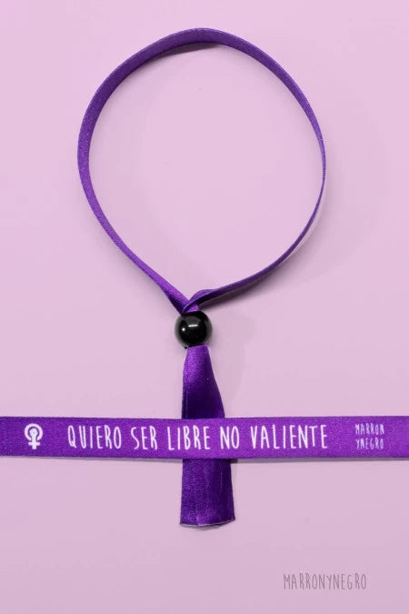 Pulsera Quiero Ser Libre, No Valiente