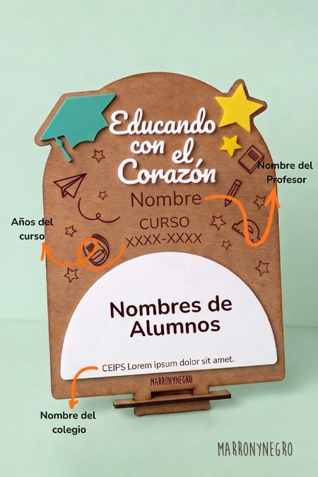 Recuerdo Clase Educando con el Corazón | Personalizado