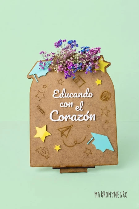 Recuerdo Clase Educando con el Corazón con Flores