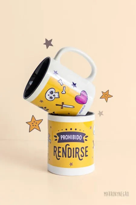 Taza Prohibido Rendirse