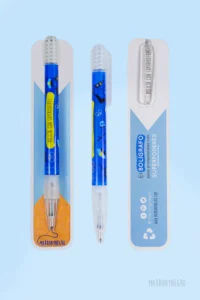 Bolígrafo de regalo para policías Policía Con Superpoderes transparente con tinta azul