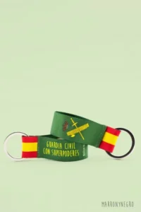 Producto: Llavero Guardia Civil con superpoderes - Marronynegro