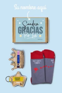Producto: Pack Personalizado Gracias por todo. Qué suerte tenerte - Marronynegro