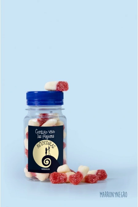 Producto: Pildorero Contigo vivo las mejores aventuras - Marronynegro