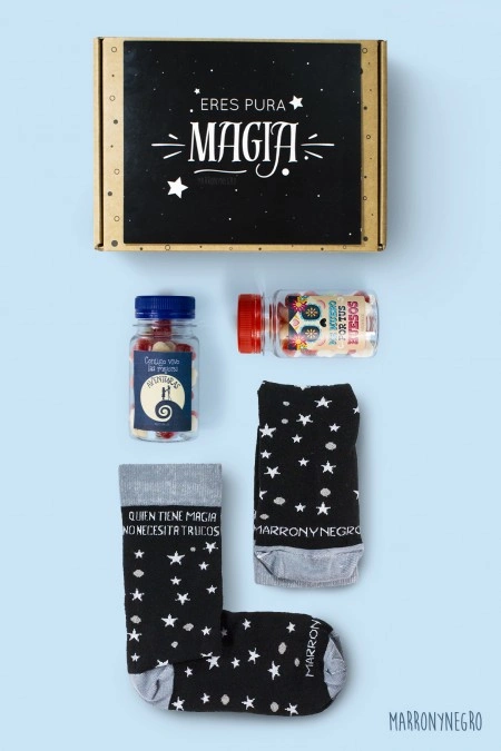 Producto: Pack Halloween «Quien tiene magia no necesita trucos» - Marronynegro