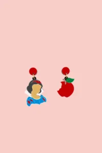 Producto: Pendientes Blancanieves - Marronynegro