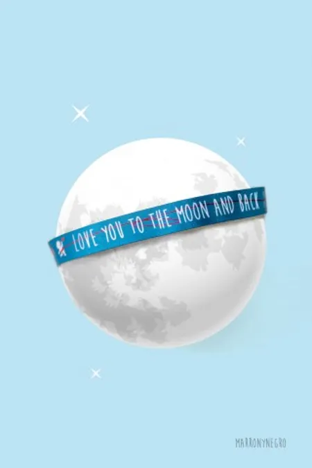 Producto: Pulsera Love You To The Moon And Back - Marronynegro