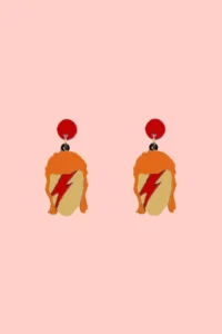 Producto: Pendientes Bowie - Marronynegro
