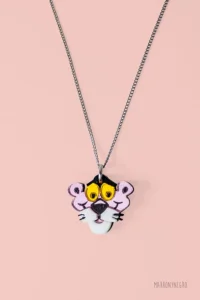 Producto: Colgante Pantera Rosa - Marronynegro