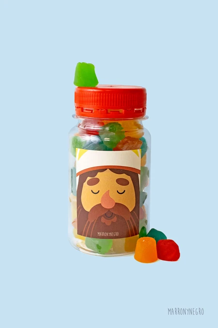 Producto: Pildorero nacimiento José - Marronynegro