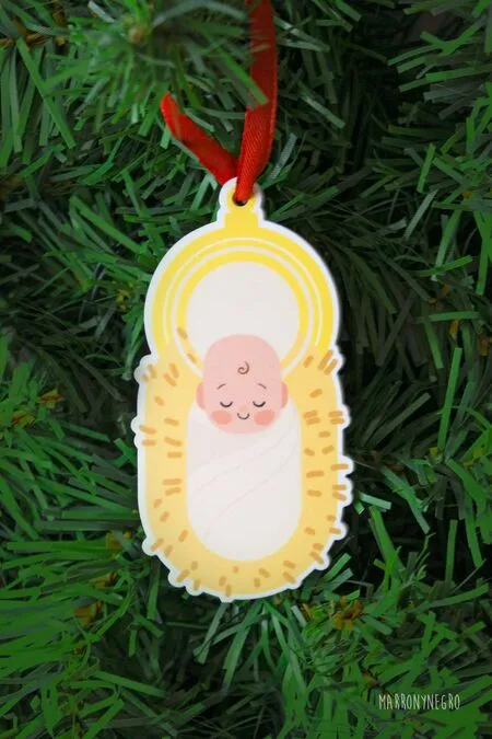 Adorno Navideño Nacimiento Niño Jesús