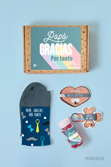Producto: Pack Papá Gracias Por Tanto - Marronynegro