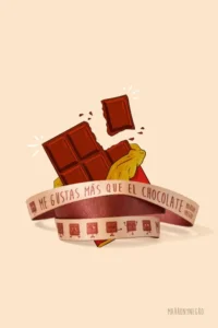 Producto: Pulsera Me Gustas Más que el Chocolate - Marronynegro
