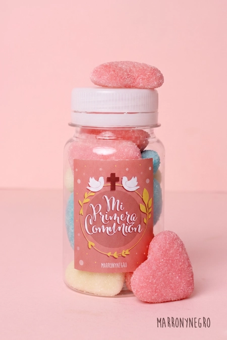 Producto: Pildorero Mi Primera Comunión Niña - Marronynegro