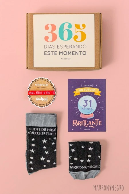 Producto: Pack Cumpleaños «Quien tiene magia no necesita trucos» - Marronynegro