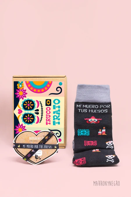 Producto: Pack Truco o Trato Calcetines - Marronynegro