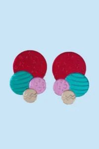 Producto: Pendientes Bolas de Navidad - Marronynegro