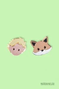 Producto: Pendientes Mini Principito - Marronynegro