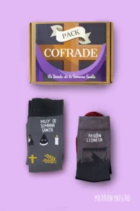 Producto: Pack Combo Calcetines Pasión Leonesa + Vida de Pasión - Marronynegro