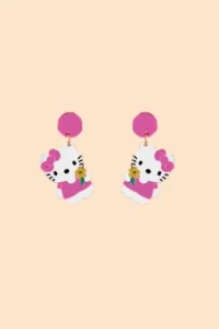 Producto: Pendientes Metacrilato Hello Kitty - Marronynegro