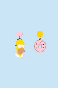 Producto: Pendientes Metacrilato Homer Simpson - Marronynegro