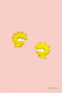 Producto: Pendientes mini Lisa Simpson - Marronynegro