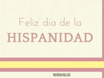 Producto: Feliz Día de la Hispanidad - Marronynegro