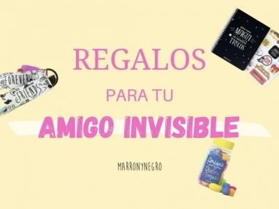 Producto: Regalos originales para un amigo invisible - Marronynegro