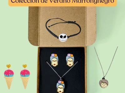 Producto: Descubre la Nueva Colección de Pendientes, Pulseras y Collares para el Verano - Marronynegro